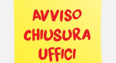 Avviso chiusura ufficio anagrafe e stato civile il giorno 25 giugno 2025. Ant...