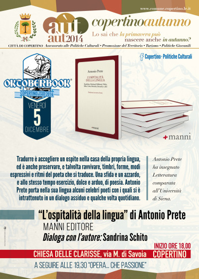 Presentazione del libro L'ospitalit&agrave; della lingua di Anton...