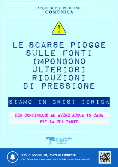 CAMPAGNA DI SENSIBILIZZAZIONE CONTRO GLI SPRECHI IDRICI