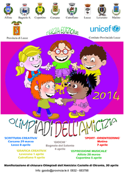 OLIMPIADI DELL&rsquo;AMICIZIA 2014 - 3^ EDIZIONE