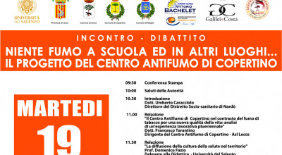 INCONTRO DIBATTITO NIENTE FUMO A SCUOLA ED IN ALTRI LUOGHI