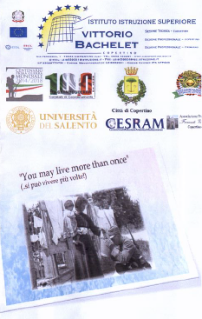 Mostra dal titolo: &ldquo;You may live more than once (...si pu&ograve; viver...