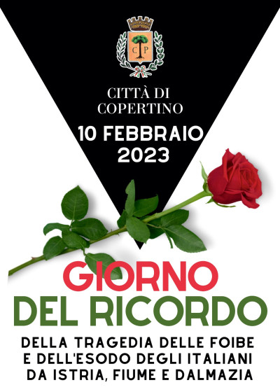 Venerd&igrave; 10 febbraio 2022 : commemorazione della tragedia delle foibe 