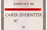 Cessazione validit&agrave; Carta d&rsquo;Identit&agrave; cartacea al 3 Agosto...