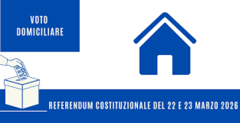 REFERENDUM CONFERMATIVO DEL 22 E 23 MARZO 2026. VOTO A DOMICILIO