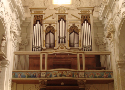 Francesco Scarcella inaugura l&rsquo;organo di S. Chiara a Copertino