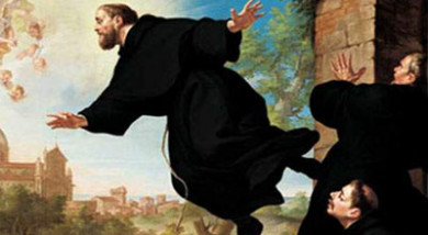 Dipinto di San Giuseppe in volo Dipinto di San Giuseppe in volo